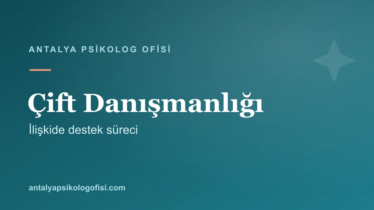 Çift danışmanlığı ve ilişki desteği